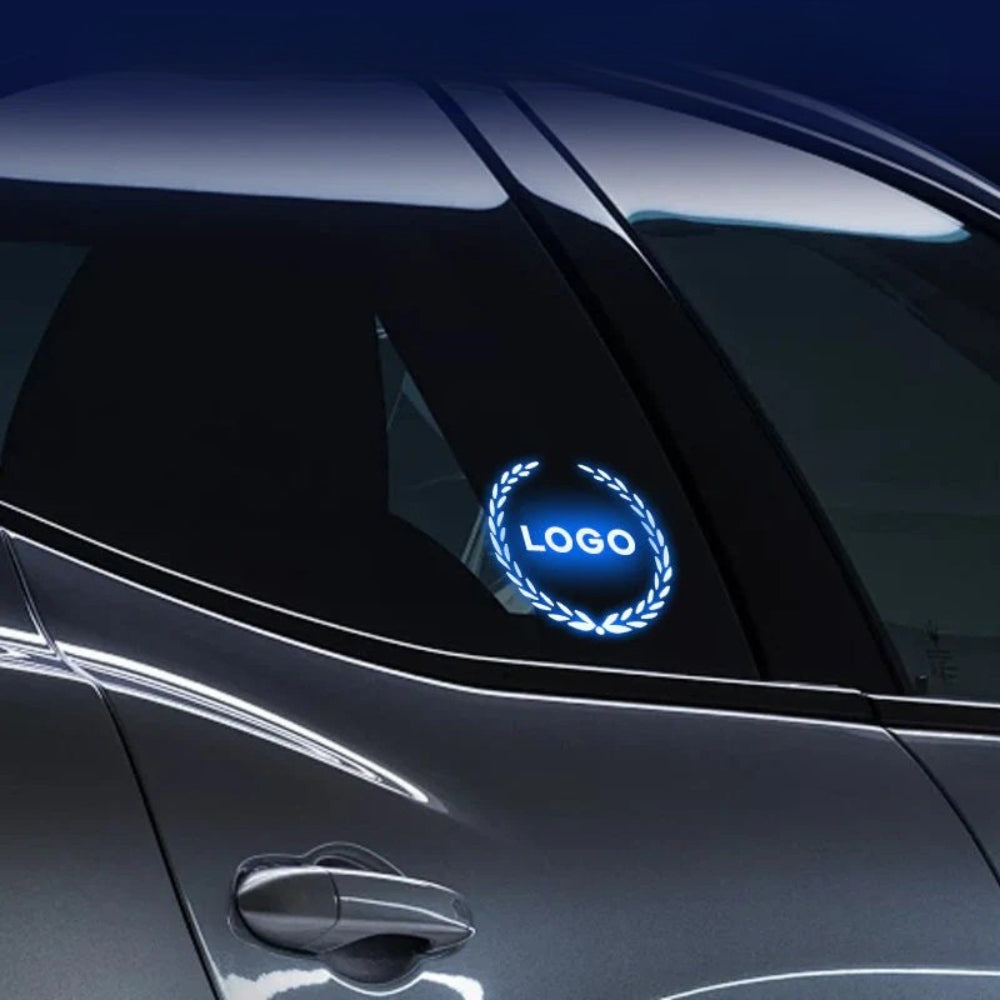 Nabíjateľné LED logo do auta – efekt neónového svetla