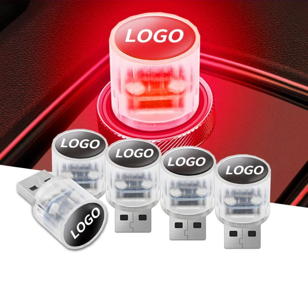 Dekoratívne mini USB LED svetlo do interiéru auta