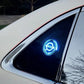 Nabíjateľné LED logo do auta – efekt neónového svetla