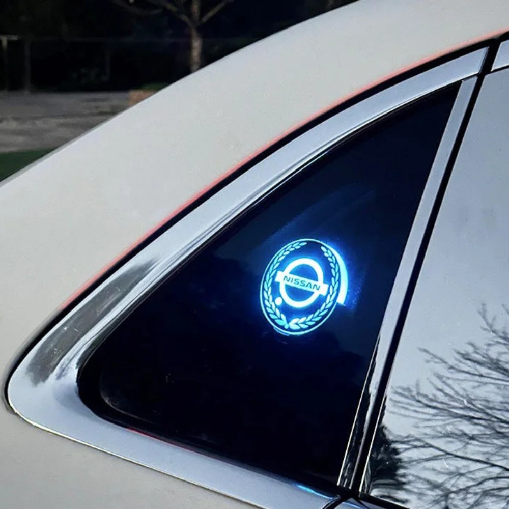 Nabíjateľné LED logo do auta – efekt neónového svetla