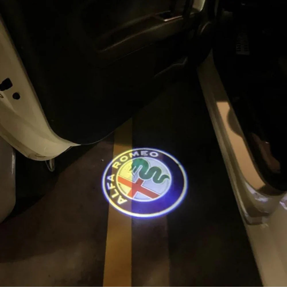 LED projektor do dverí auta s jednoduchou inštaláciou (2 ks)